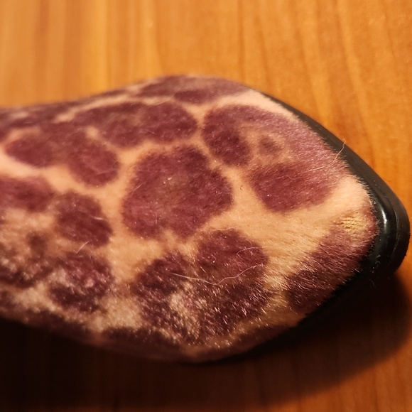 Nine West faux fur Leopard Print‎ Ankle Boots women’s size 7.5 - Picture 4 of 8